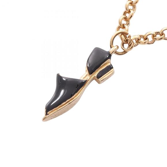 Salvatore Ferragamo pumps and necklace in gold-plated GP (Gold Plated) for wo... - Picture 1 of 7